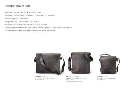 Classic Style - Lufthansa Bag Collection