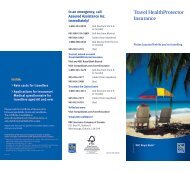 Travel HealthProtector Insurance - RBC Royal Bank