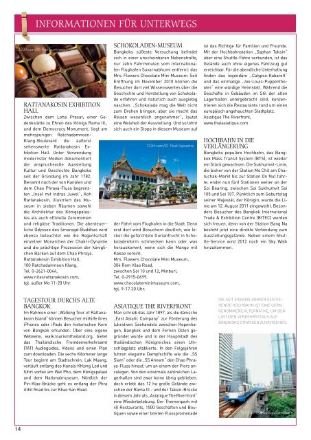 Thailand Reisemagazin 2012