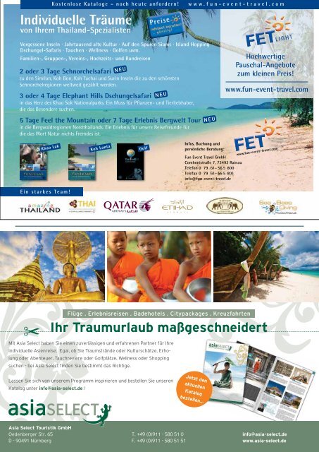 Thailand Reisemagazin 2012