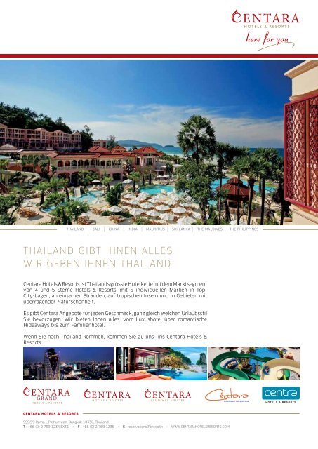 Thailand Reisemagazin 2012