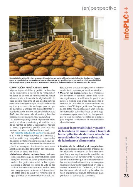 INFOPLC++ MAGAZINE #27  | Hispack & BIEMH 2022: motion y analíticas para la intralogística y machinetool