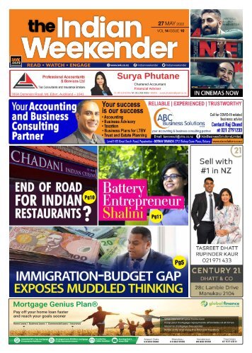 The Indian Weekender, 27 May 2022