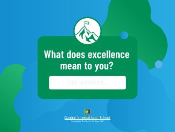 GIS Core Values: Excellence