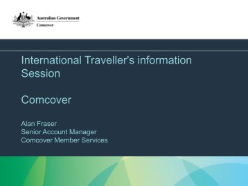 Travel Outside Country - What is covered? - Department of Finance ...