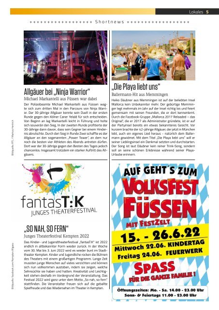 TRENDYone | Das Magazin – Allgäu – Juni 2022