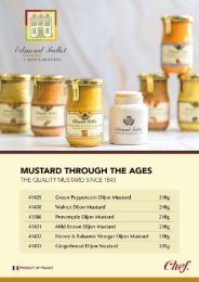 Ed Fallot Flavoured Mustards