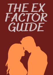 The Ex Factor Guide PDF Book Download Brad Browning