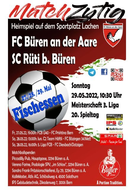 2022.05.07 Matchprogramm FCB - SC Rüti b. Büren