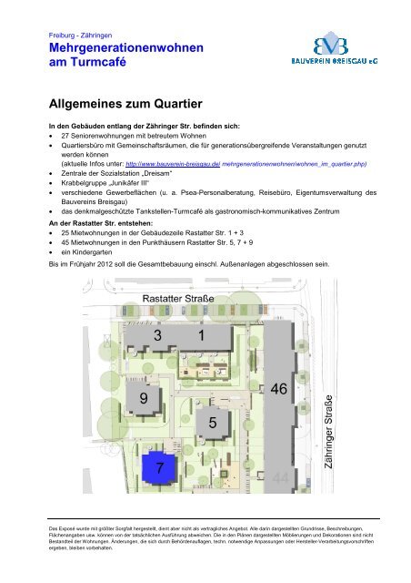 Rastatter Str. 7 - Bauverein Breisgau eG