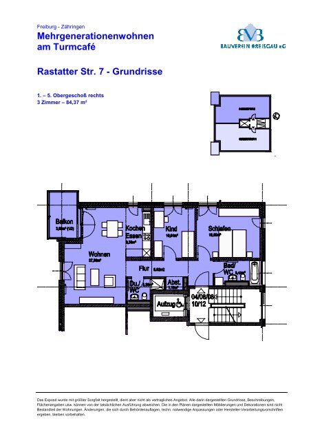 Rastatter Str. 7 - Bauverein Breisgau eG