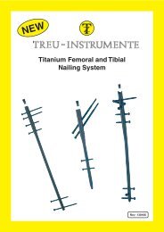 Titanium Femoral and Tibial Nailing System - TREU-Instrumente ...