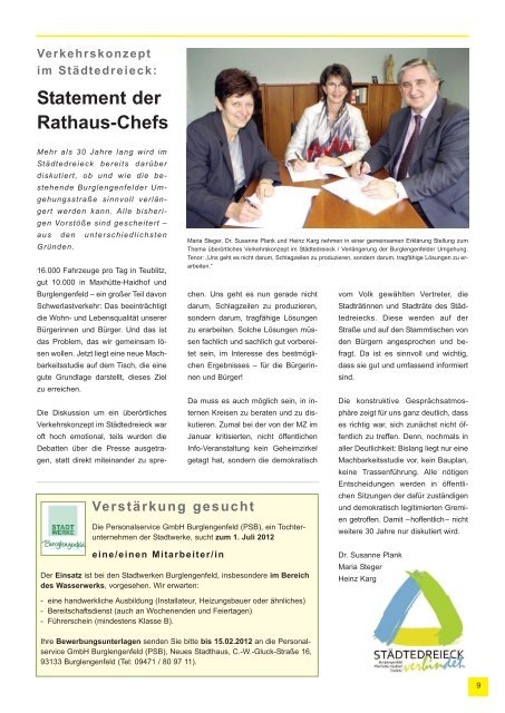 Infoblatt 2012/Ausgabe 1 - Burglengenfeld