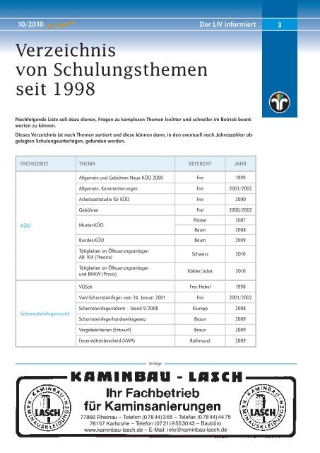 Sachkundenachweis für Photovoltaikanlagen - LIV Baden ...