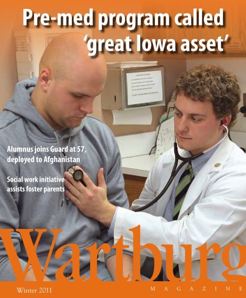 Premed program called 'great Iowa asset' Wartburg College