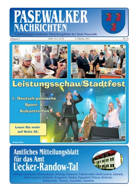 27.10.2011 Anzeigenschluss - Jatznick