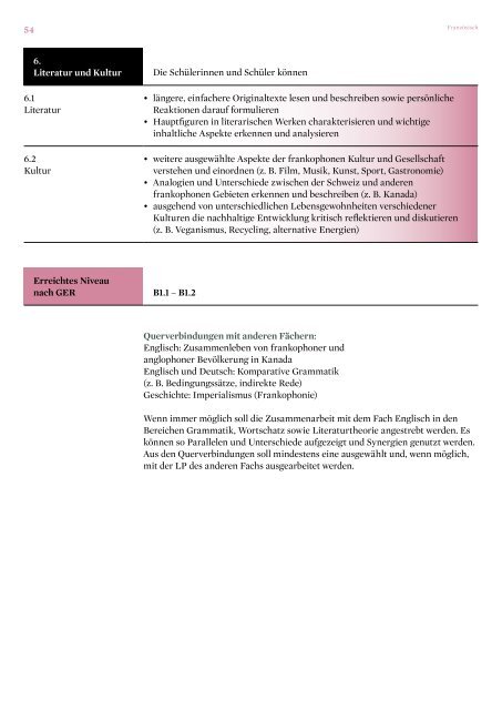 LEHRPLAN FMZ Fach- und Wirtschaftsmittelschulzentrum Luzern