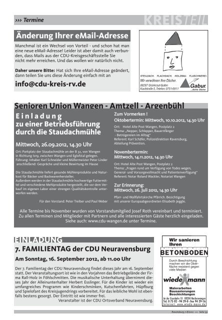 kreisteil - CDU Kreisverband Ravensburg