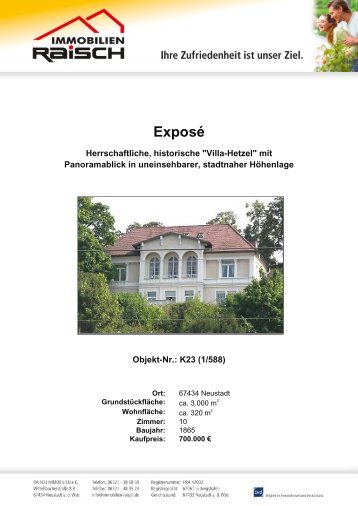 Exposé - Immobilien Raisch