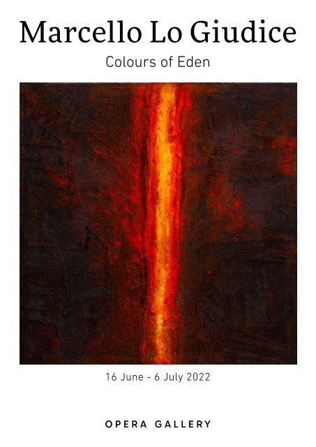 Marcello Lo Giudice, Colours of Eden | Opera Gallery Seoul | 16 June - 6 July 2022