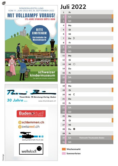 Baden aktuell Magazin Juni/Juli 2022