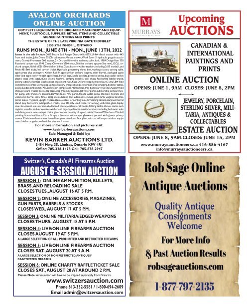 The Woodbridge Advertiser/AuctionLists.ca - 2022-05-30