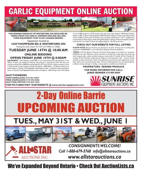 The Woodbridge Advertiser/AuctionLists.ca - 2022-05-30