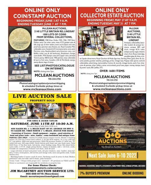 The Woodbridge Advertiser/AuctionLists.ca - 2022-05-30