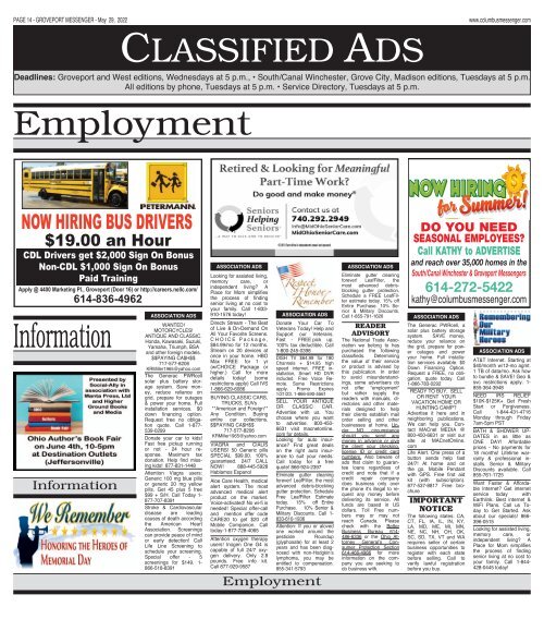 Groveport Messenger - May 29th, 2022