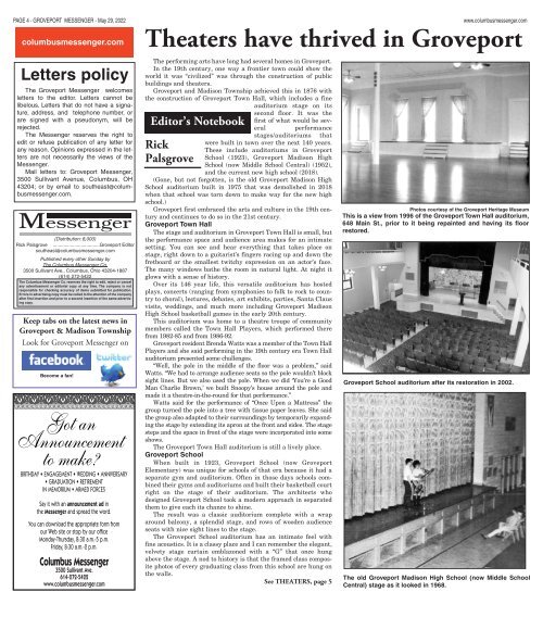 Groveport Messenger - May 29th, 2022