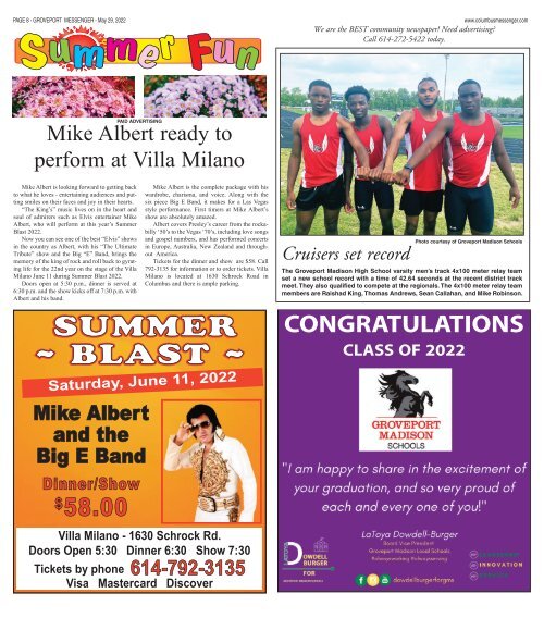 Groveport Messenger - May 29th, 2022