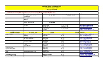 administrative responsibilities.xlsx - Bruce Grey Catholic District ...