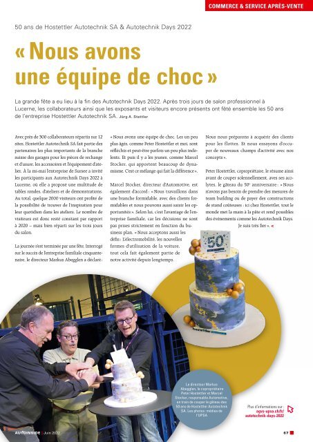 AUTOINSIDE Édition 6 – Juin 2022