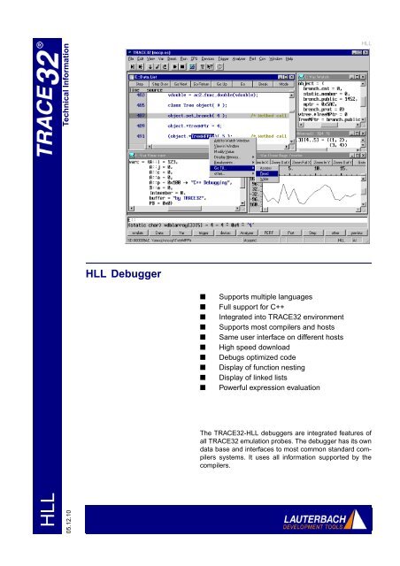 Hll Debugger Lauterbach Trace32