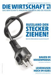 Die Wirtschaft Köln - Ausgabe 03 / 2022
