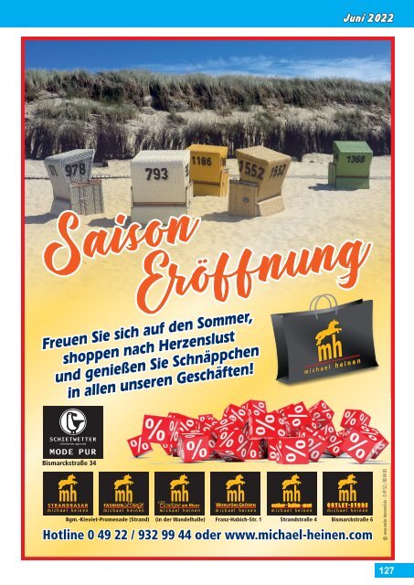  Juni-Ausgabe 2022 / Borkum-Aktuell - Das Inselmagazin