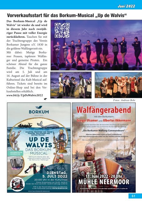  Juni-Ausgabe 2022 / Borkum-Aktuell - Das Inselmagazin