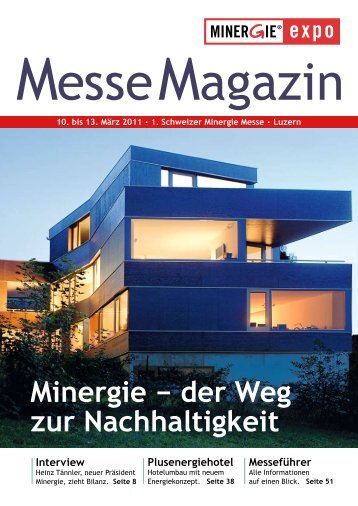 Minergie − der Weg zur Nachhaltigkeit