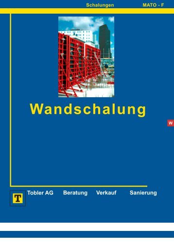 Wandschalung MATO - F - Tobler AG