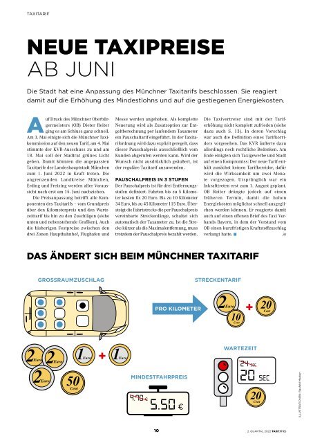 Taxi Times München - 2. Quartal 2022