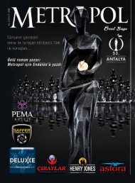 Metropol Dergisi 53. Uluslararası Antalya Film Festivali- Özel Sayı