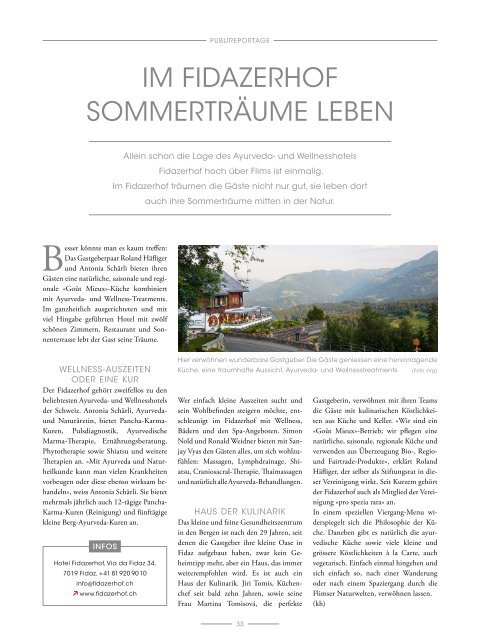  Graubünden Exclusiv – Sommer 2022
