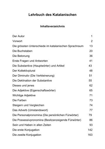 Lehrbuch des Katalanischen