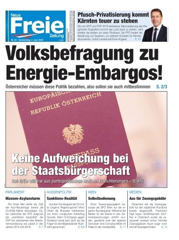 Volksbefragung zu Energie-Embargos!