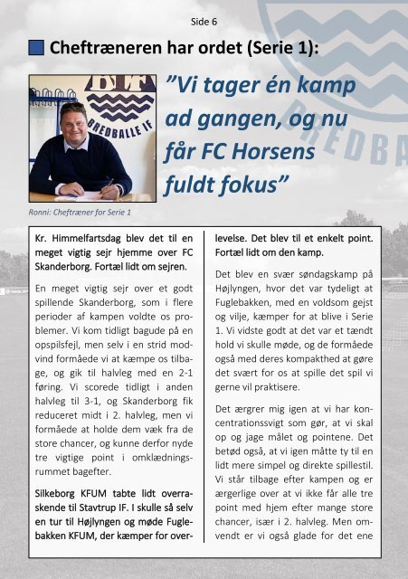 2022 - Nr. 07 - Bredballe IF - FC Horsens - 060622