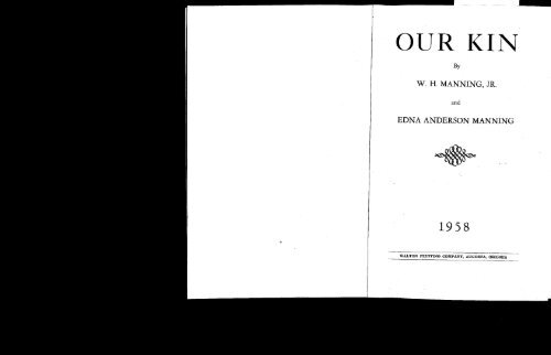 OUR KIN PDF - The Covington History