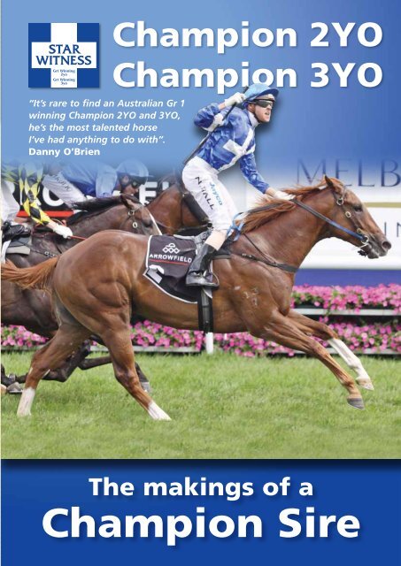 A Champion 2YO Sire. Proven source of Gr 1 winning ... - Widden Stud