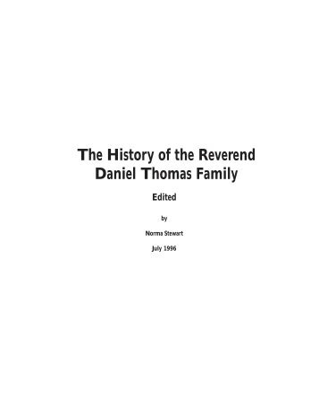 The History of the Reverend Daniel Thomas Family Edited - Lehi City