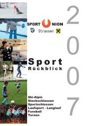 Jahresrückblick 2007 (PDF, ~8.1MB) - Gemeinde Strassen