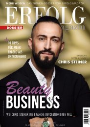 ERFOLG Magazin Dossier 22: Chris Steiner